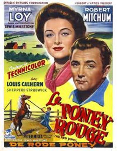 R�sultat d�images pour PONEY ROUGE  film 