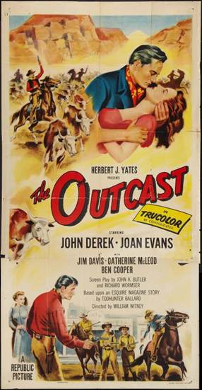 R�sultat d�images pour the outcast film 1954
