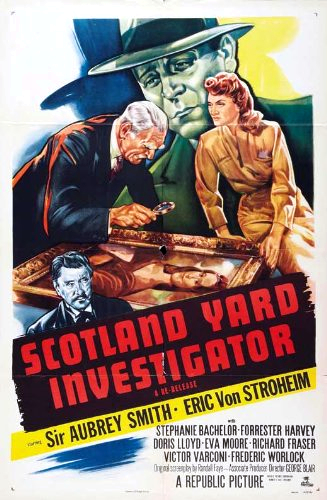 Erich von Stroheim, Stephanie Bachelor, and C. Aubrey Smith in Scotland Yard Investigator (1945)