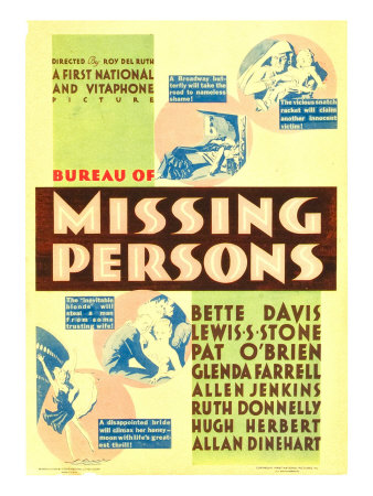 Bureau of Missing Persons (1933)