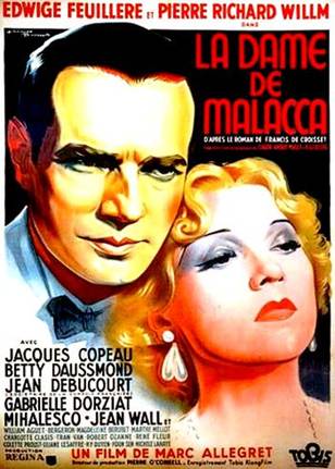Edwige Feuillère and Pierre Richard-Willm in La dame de Malacca (1937)