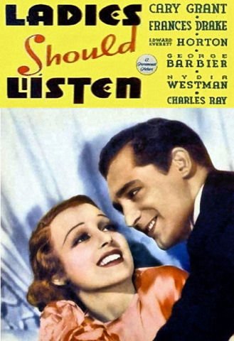 Cary Grant and Frances Drake in Ladies Should Listen (1934)