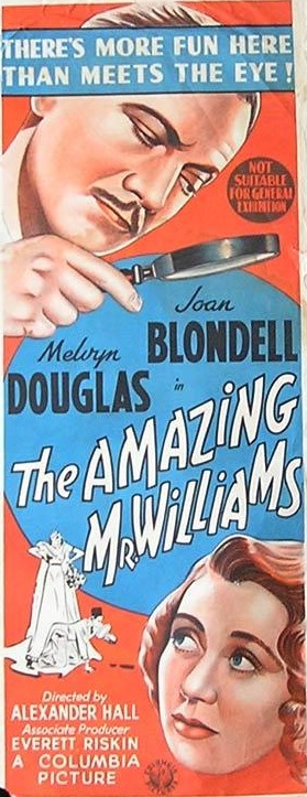 Joan Blondell and Melvyn Douglas in The Amazing Mr. Williams (1939)