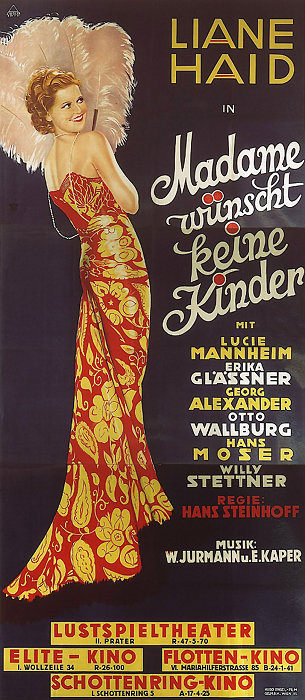 Hans Moser, Bronislau Kaper, Georg Alexander, Erika Gl�ssner, Liane Haid, Walter Jurmann, Lucie Mannheim, Hans Steinhoff, Willy Stettner, and Otto Wallburg in Madame w�nscht keine Kinder (1933)