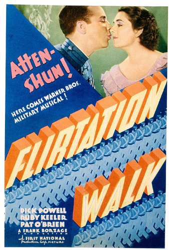 Ruby Keeler and Dick Powell in Flirtation Walk (1934)