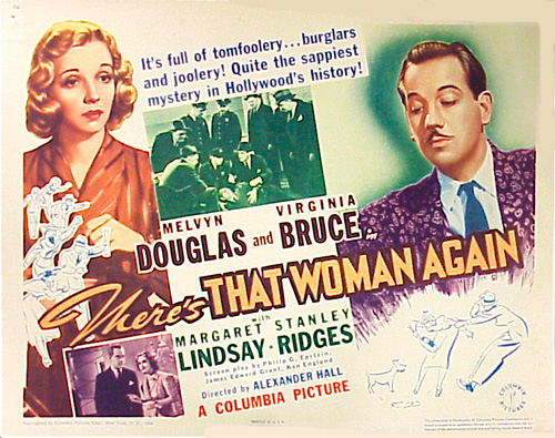 Melvyn Douglas and Virginia Bruce in There's That Woman Again (1938)