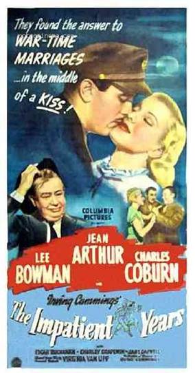 Jean Arthur, Charles Coburn, and Lee Bowman in The Impatient Years (1944)