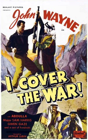 John Wayne, Abdulla, and Charles Brokaw in I Cover the War! (1937)